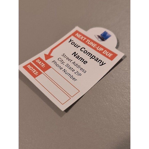 Computer Repair Next Service Due Sticker IT Technology  (50 Pack) - Picture 3 of 4